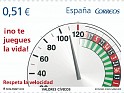 Spain - 2012 - Civic Values - 0,51 â‚¬ - Multicolor - Spain, Civic Values - Edifil 4696 - Respect the speed Civic Values â€‹â€‹do not play life! - 0